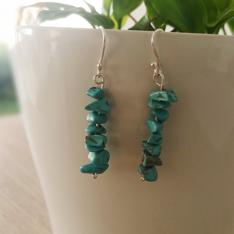 Imagen destacada del producto ARETES TURQUESAS
