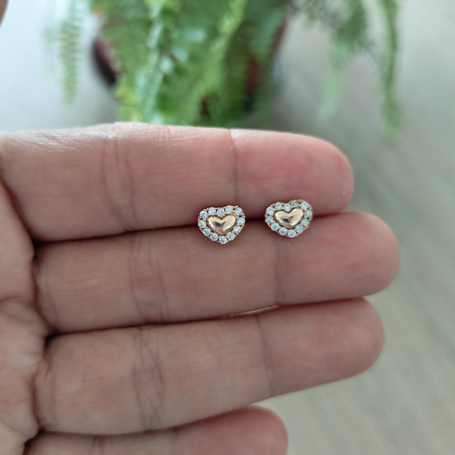 Imagen destacada del producto ARETES MINI CORAZÓN BRILLITO