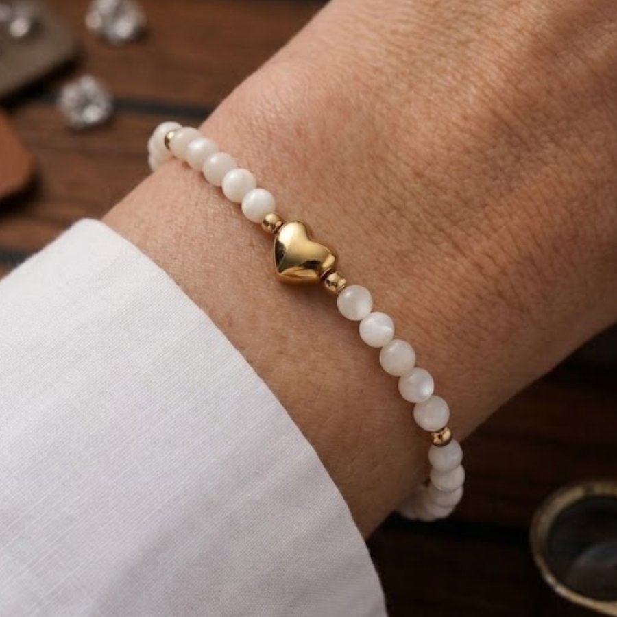 Imagen destacada del producto PULSERA NÁCAR CORAZÓN